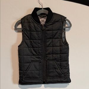 Appaman Black Quilted Vest